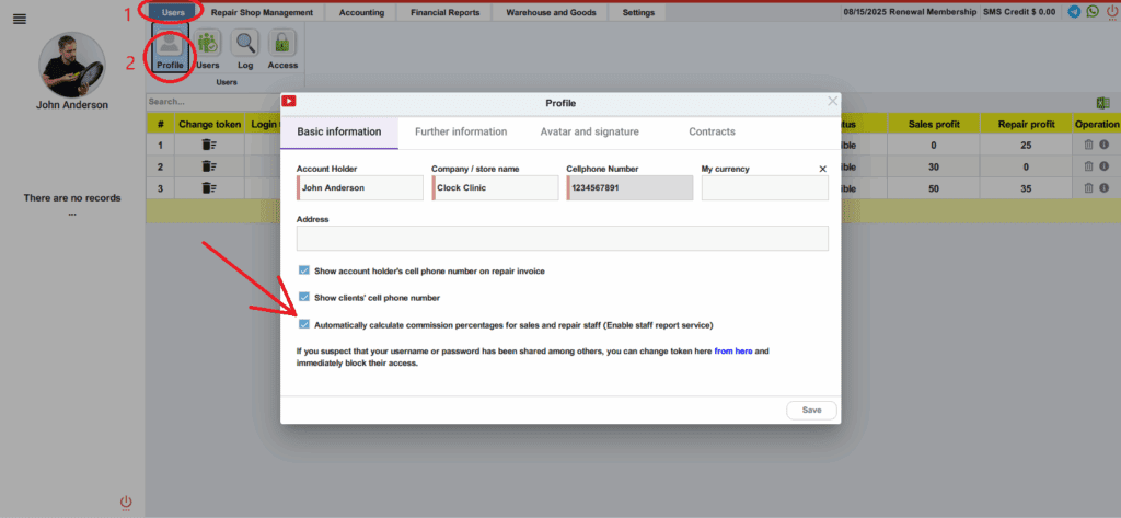 Automatically Calculate Commission Percentage