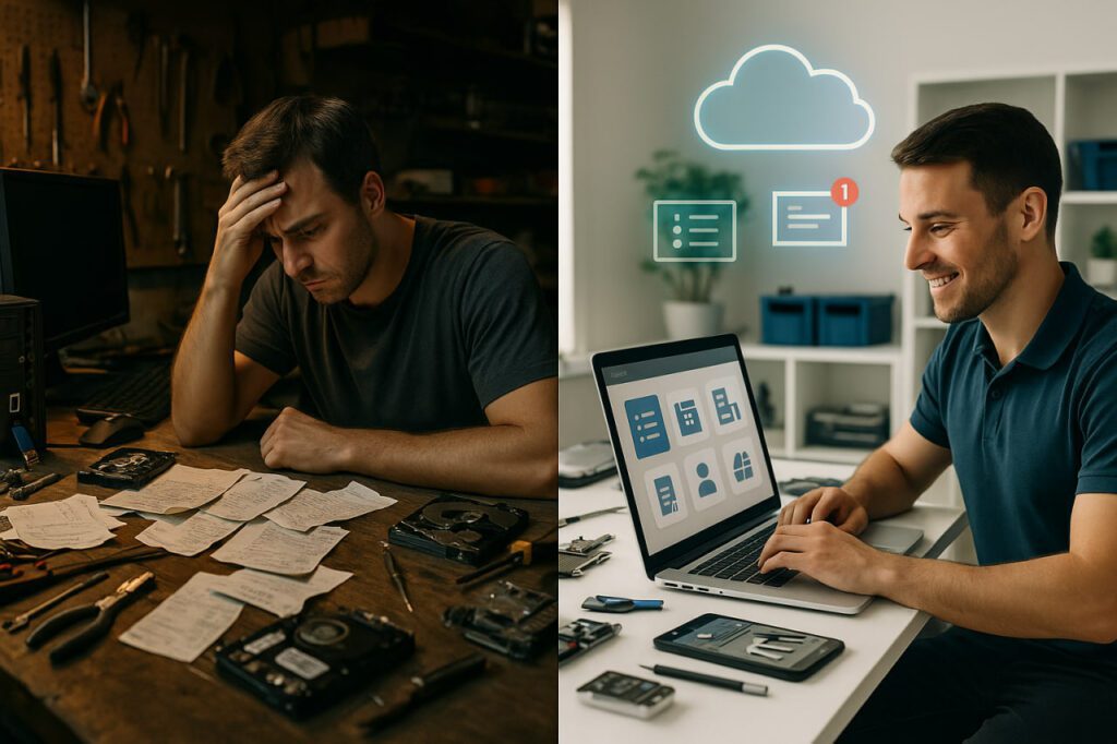 Online vs Offline Repair Shop Software