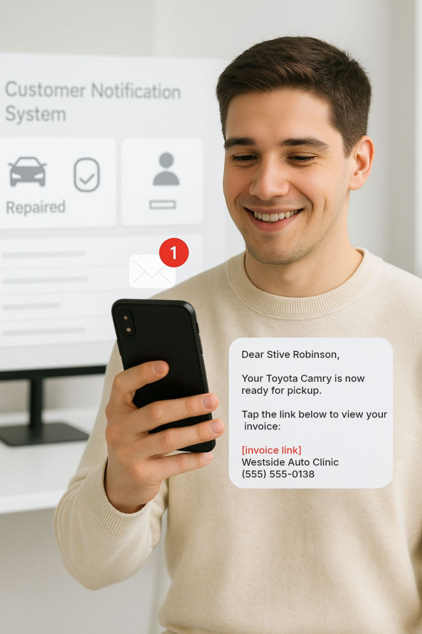Automated SMS Notifications for Auto Repair Shops