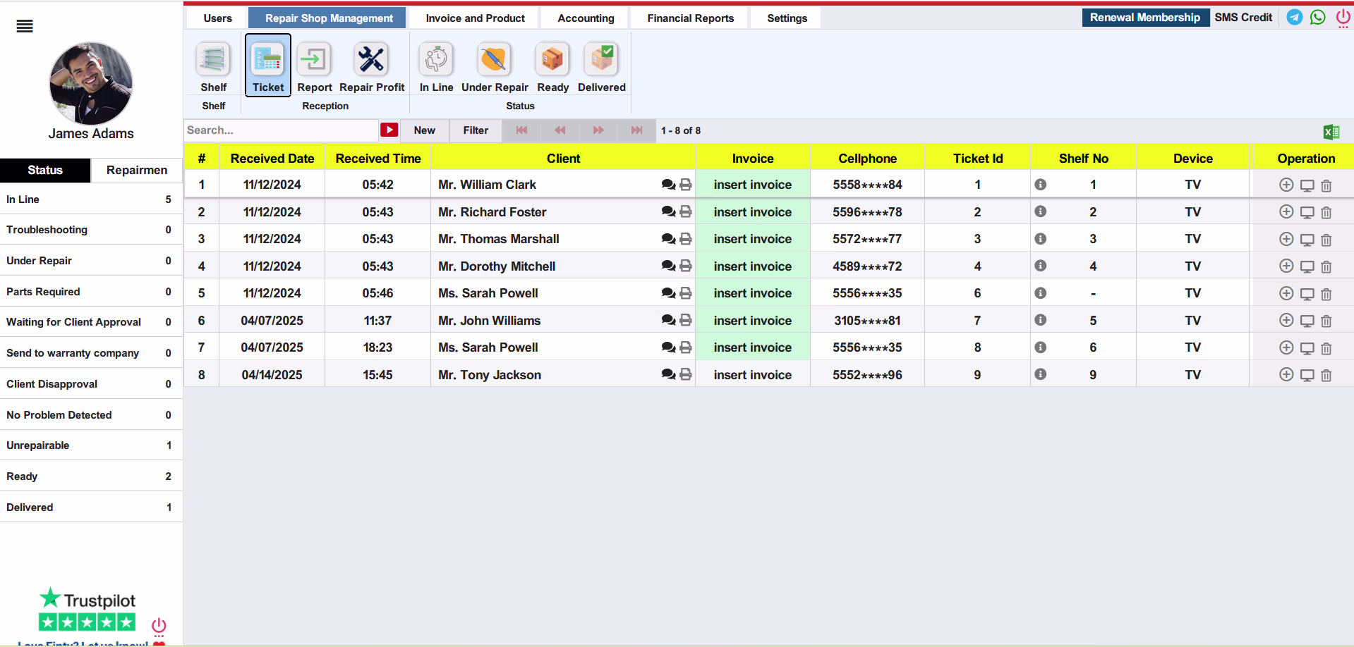 Issue-Repair-Ticket-in-repairdashboard Issue-Repair-Ticket-in-repairdashboard