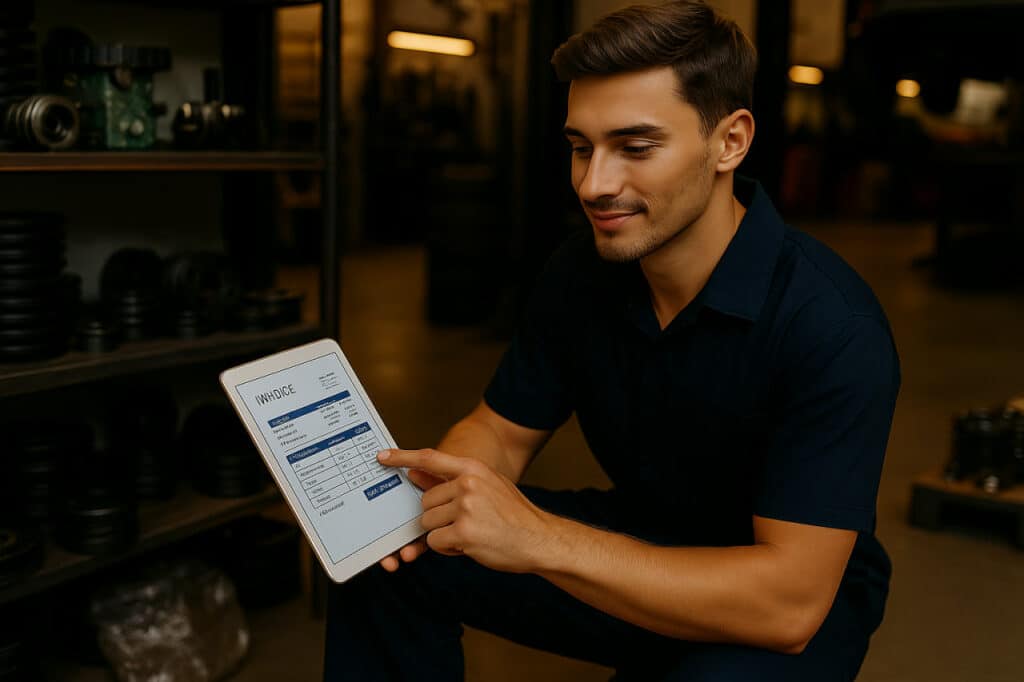 Professional Invoice in Repair Shops