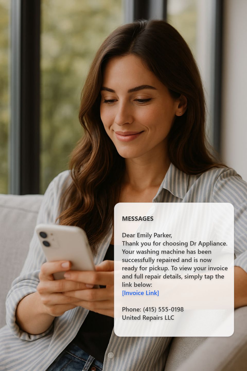 onlin invoicing repairdashbaord