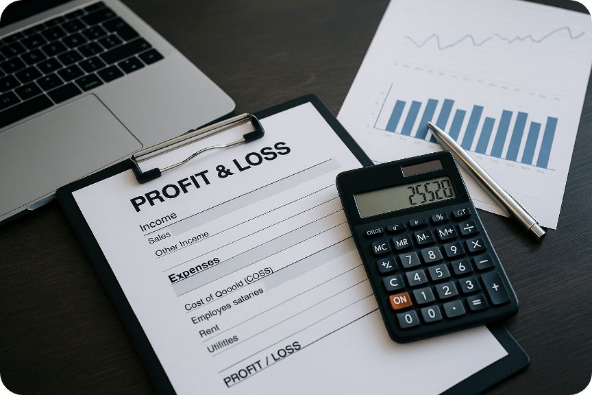 profit and loss report